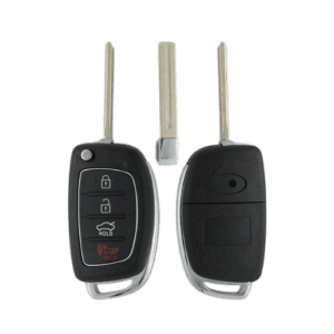 Four-button key shell - suitable for Hyundai Accent