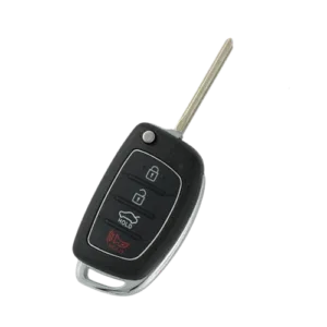Carcasa de llave de cuatro botones - adecuada para Hyundai Accent