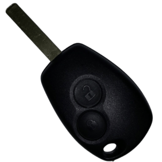 Two-button key shell - suitable for Renault Clio