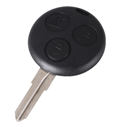 Three-button key shell - suitable for Smart Fortwo