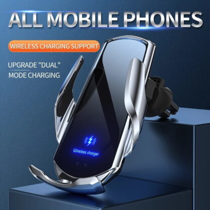 Car phone holder with wireless charging - Image 3