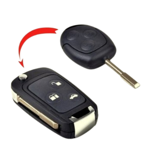 Modified key shell - suitable for Ford Focus