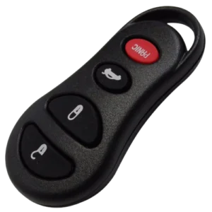 Carcasa de control remoto de cuatro botones (3+1 pánico)
