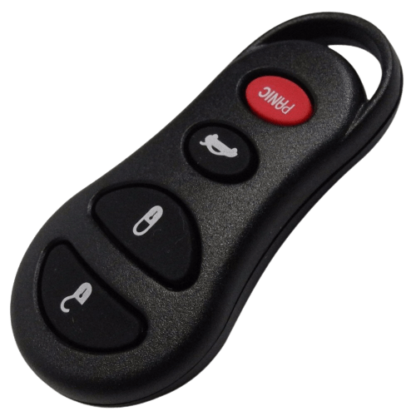 Four-button (3+1 panic) remote control shell