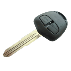 Two-button key shell - suitable for Mitsubishi L200