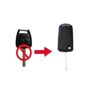 Modified key - suitable for Opel Astra | Vectra | Zafira