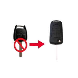 Modified key - suitable for Opel Astra | Vectra | Zafira