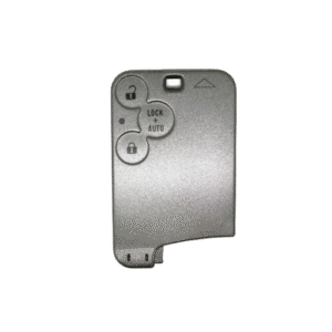 Three-button card shell suitable for Renault Laguna