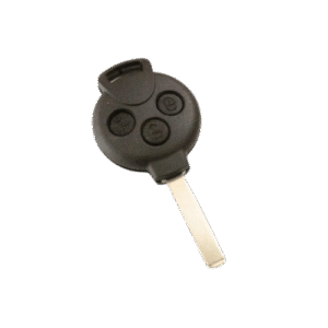 Three-button key shell - suitable for Smart Fortwo