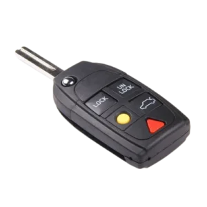 Fënnef-Knäppchen Schlëssel Réibau - gëeegent fir Volvo Autoen