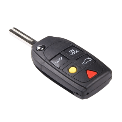 Five-button key shell - suitable for Volvo cars