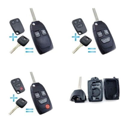 Modified key - suitable for Volvo S60 | S80 | V70 | S40