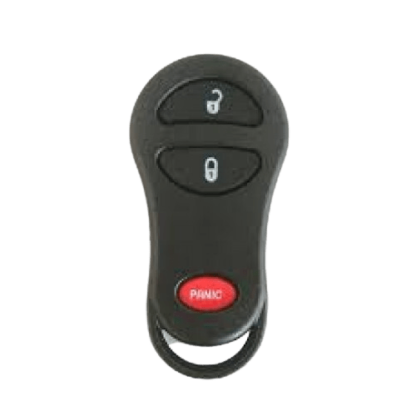 Two-button key fob with "panic" button