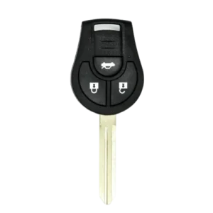 2/3 Knäppchen Schlëssel Shell - gëeegent fir Nissan Autoen