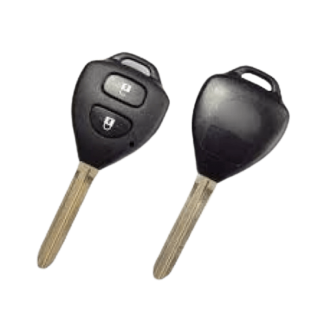 Two-button key shell - suitable for Toyota Corolla