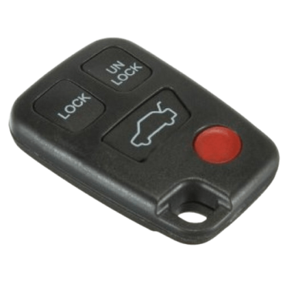 Four-button remote control shell - suitable for Volvo cars